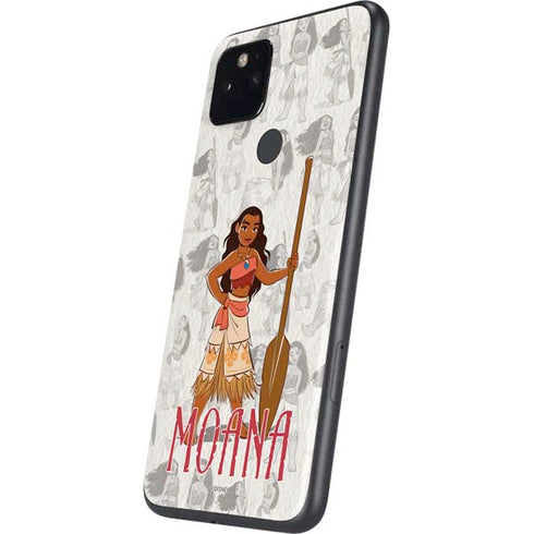 Disney Princess Moana Pattern Google Pixel 5 Skin